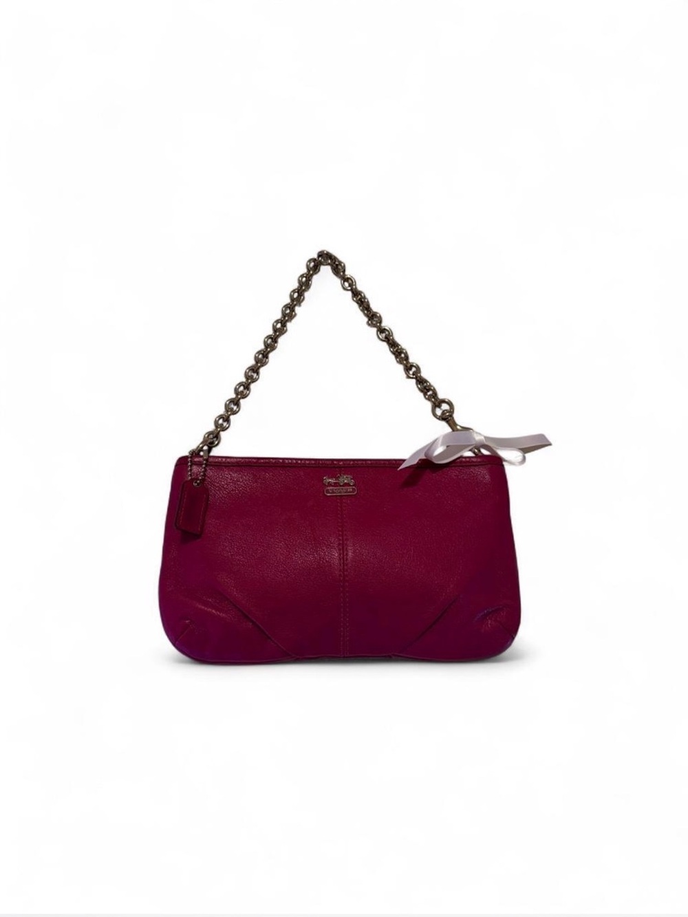 Coach pink Leather Mini Shoulder Bag